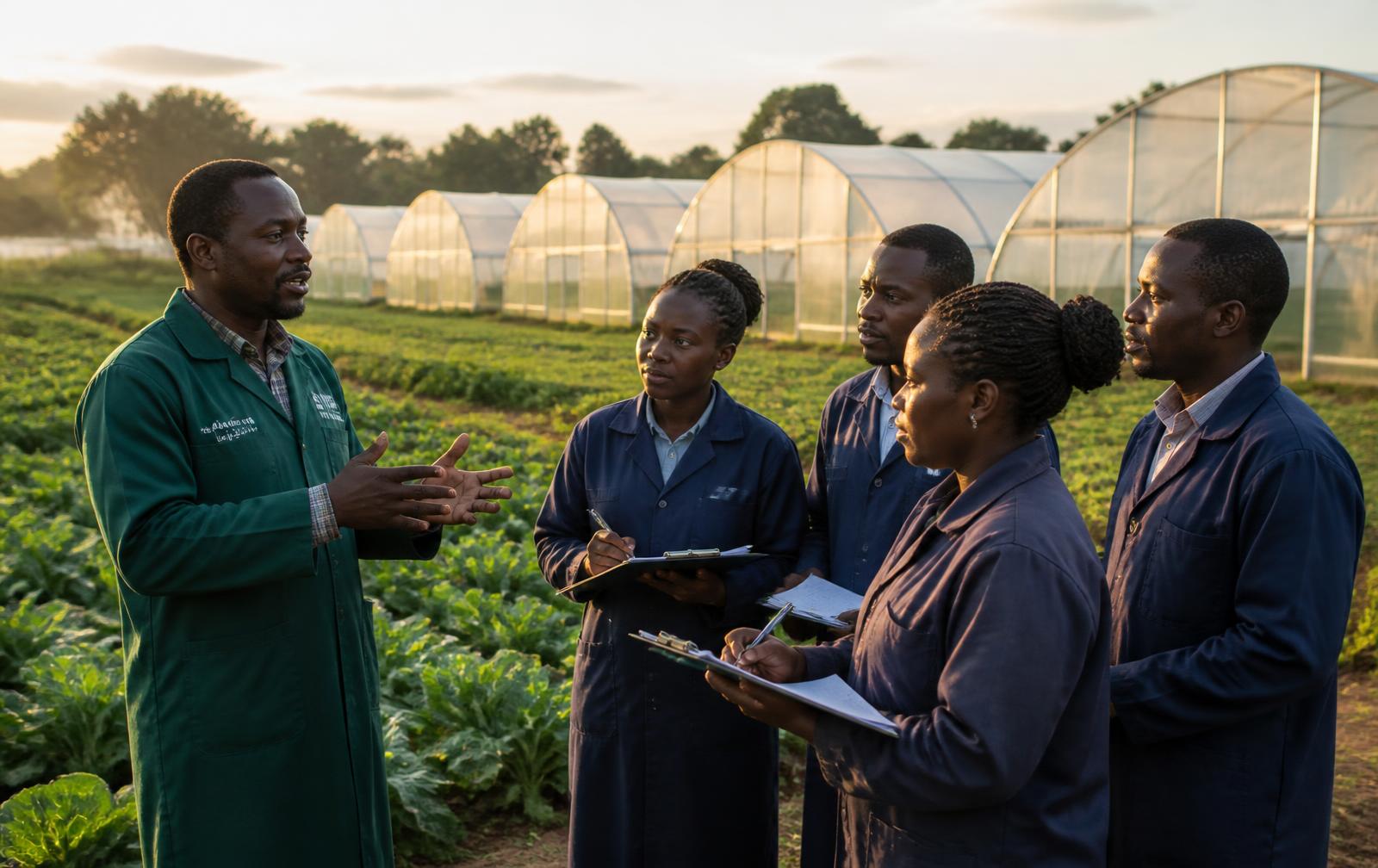 Classroom agricultural training session